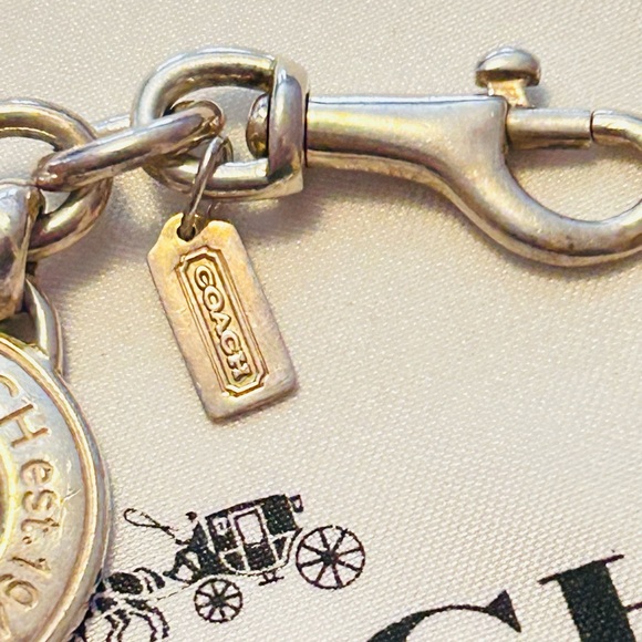 Coach 925 Sterling Silver Charm Bracelet - Picture 13 of 14